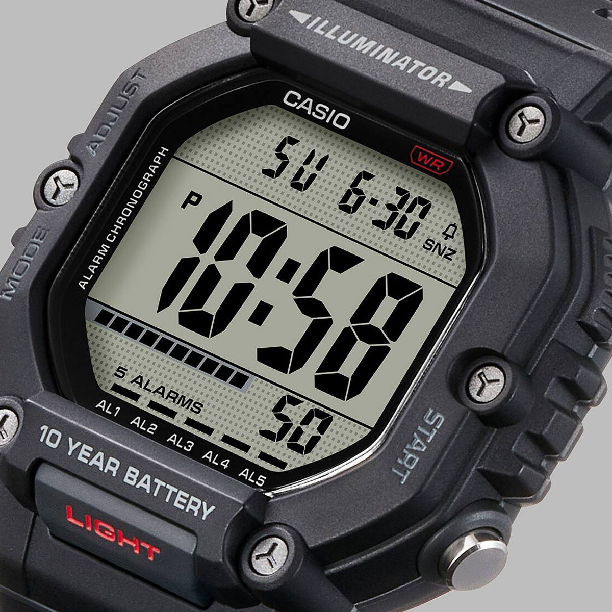 CASIO SPORT COLLECTION Mod. OVERSIZE 10 YEARS BATTERY - BLACK AE-1600H-1AVEF