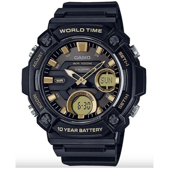 CASIO Mod. OVERSIZE 10 YEAR BATTERY AEQ-120W-9AVDF
