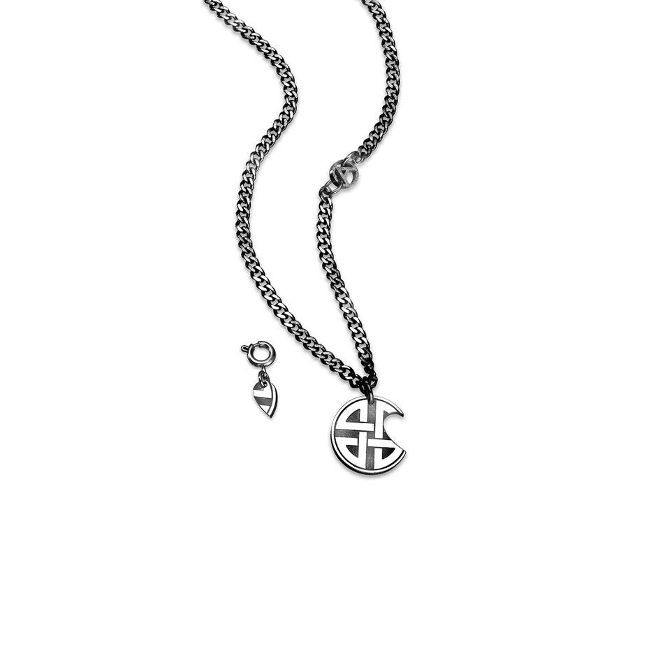 AN JEWELS JEWELRY Mod. AV.NMGLB07A silver necklace with geometric pendant