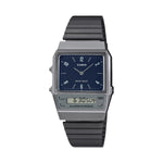 CASIO VINTAGE Mod. EDGY COLLECTION - PETROL BLUE AQ-800EB-2AEF