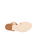 Alberta Ferretti Brown Flip Flops Zipper Ankle Strap Shoes LA12606-38
