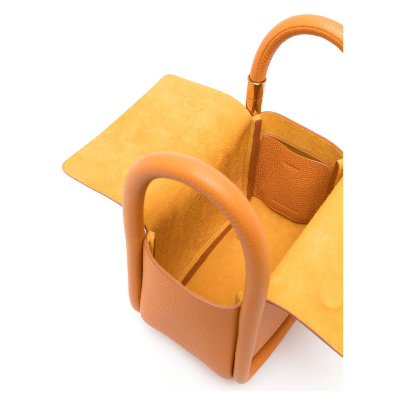 Boyy Wonton 20 pebble leather handbag WONTON20PEBBLECS/CSDAPRICOT