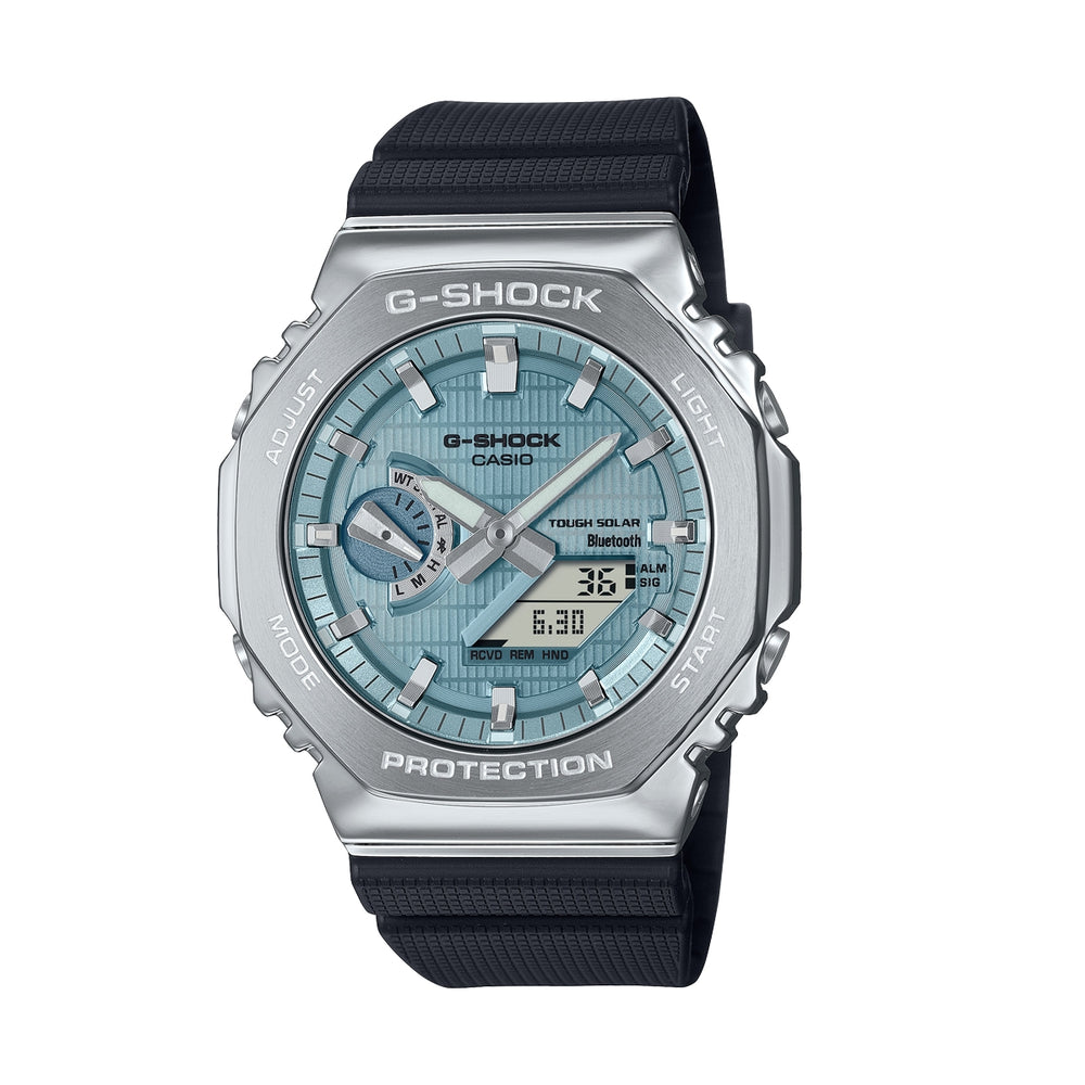 CASIO G-SHOCK Mod. G-STEEL Bluetooth® - LIGHT BLUE GBM-2100A-1A2ER