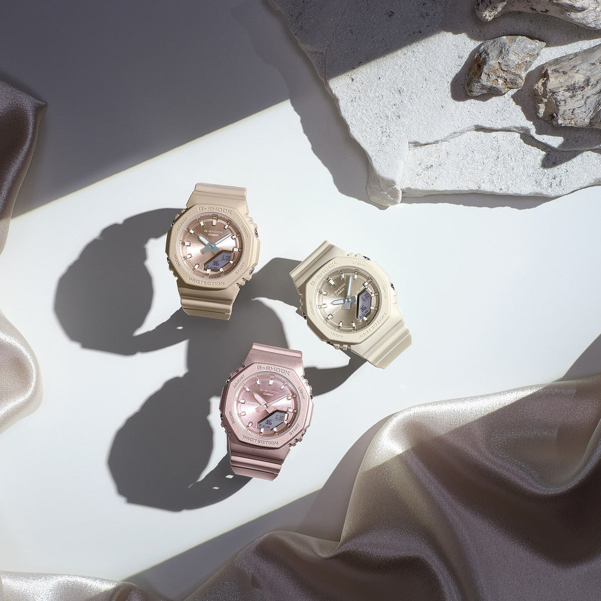 CASIO G-SHOCK Mod. OAK SILKY TEXTURE SERIE - SAND GMA-P2100ST-9AER