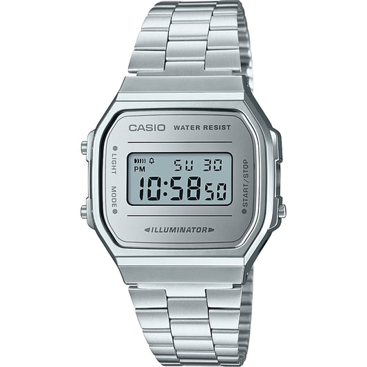CASIO VINTAGE Mod. ICONIC - ALL SILVER WATCHES