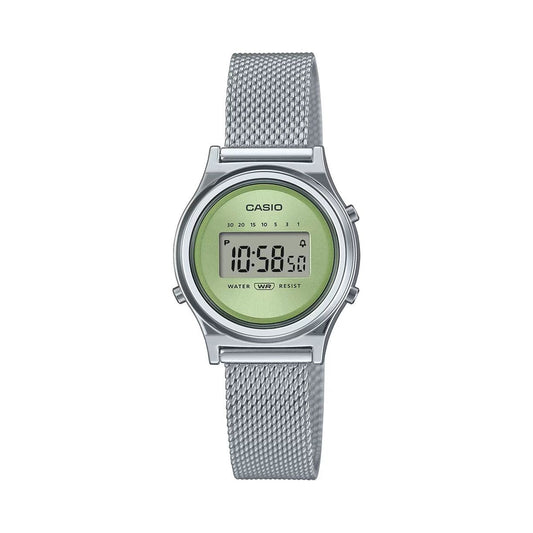 CASIO VINTAGE Mod. MINI COLLECTION SLIM - LEMON GREEN MESH WATCHES