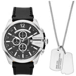 DIESEL Mod. MEGA CHIEF Special Pack + Necklace DZ4559
