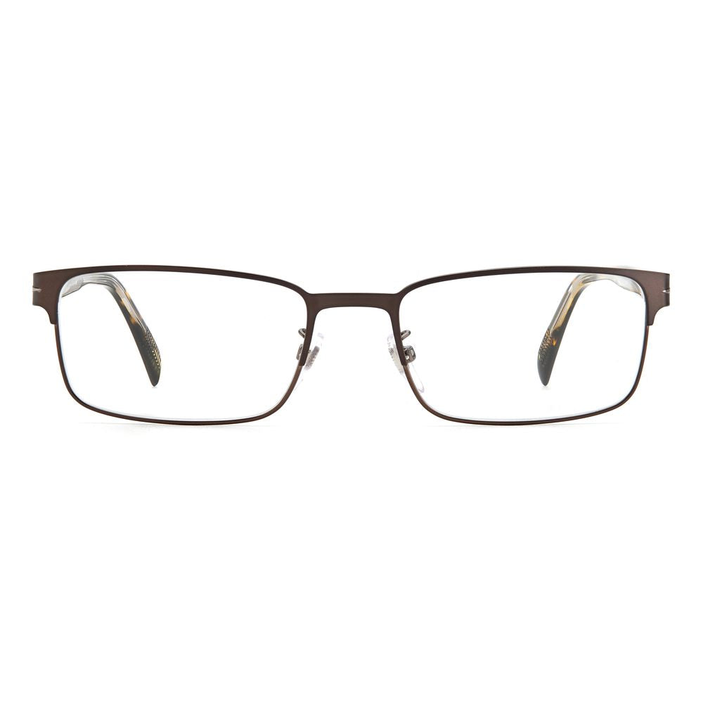 David Beckham Brown Metal Glasses (Frames)