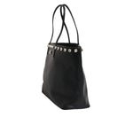 Dolce & Gabbana Black Crystal Leather Shopping Women Tote Bag BAG4071