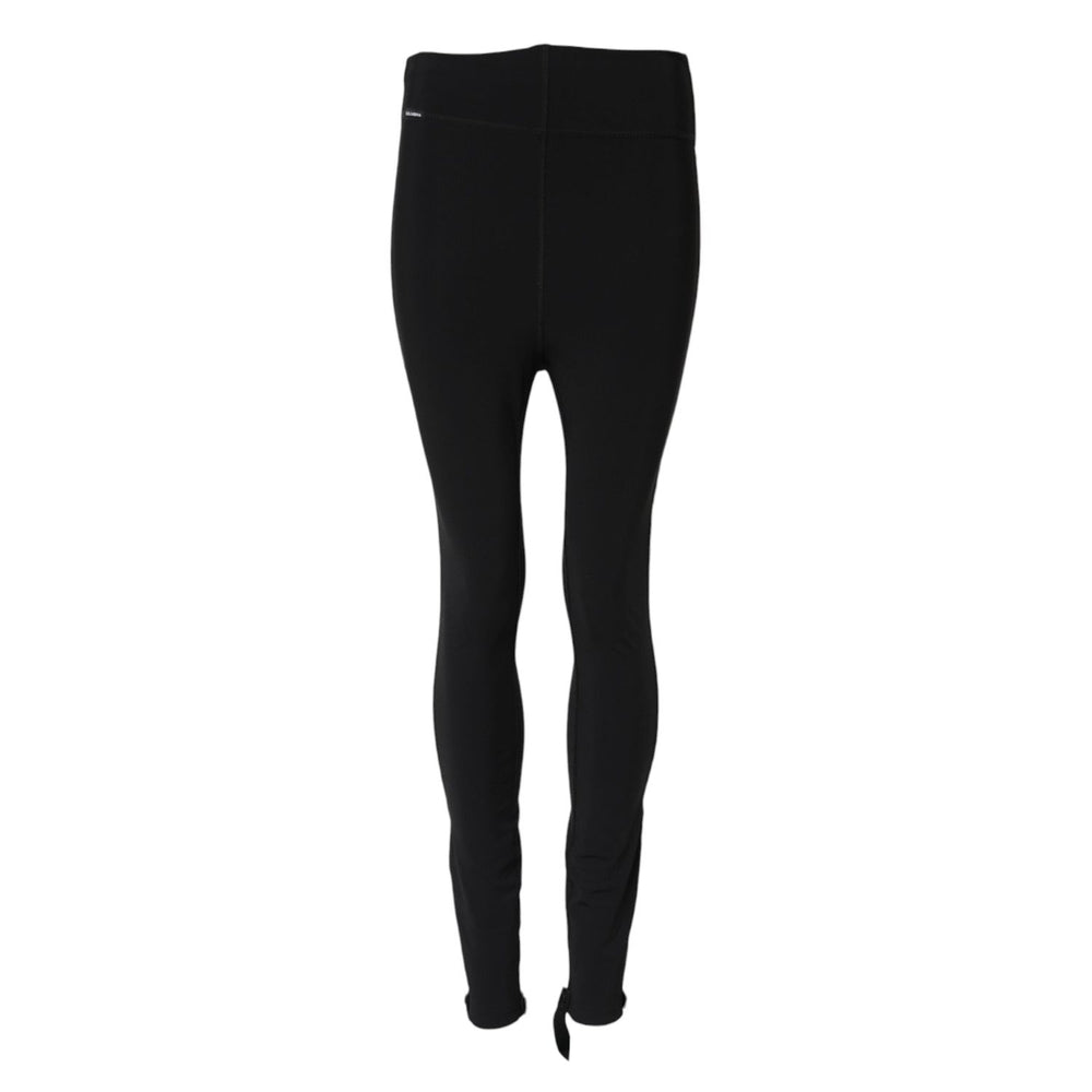 Dolce & Gabbana Black High Waisted Leggings Pants PAN75989-38