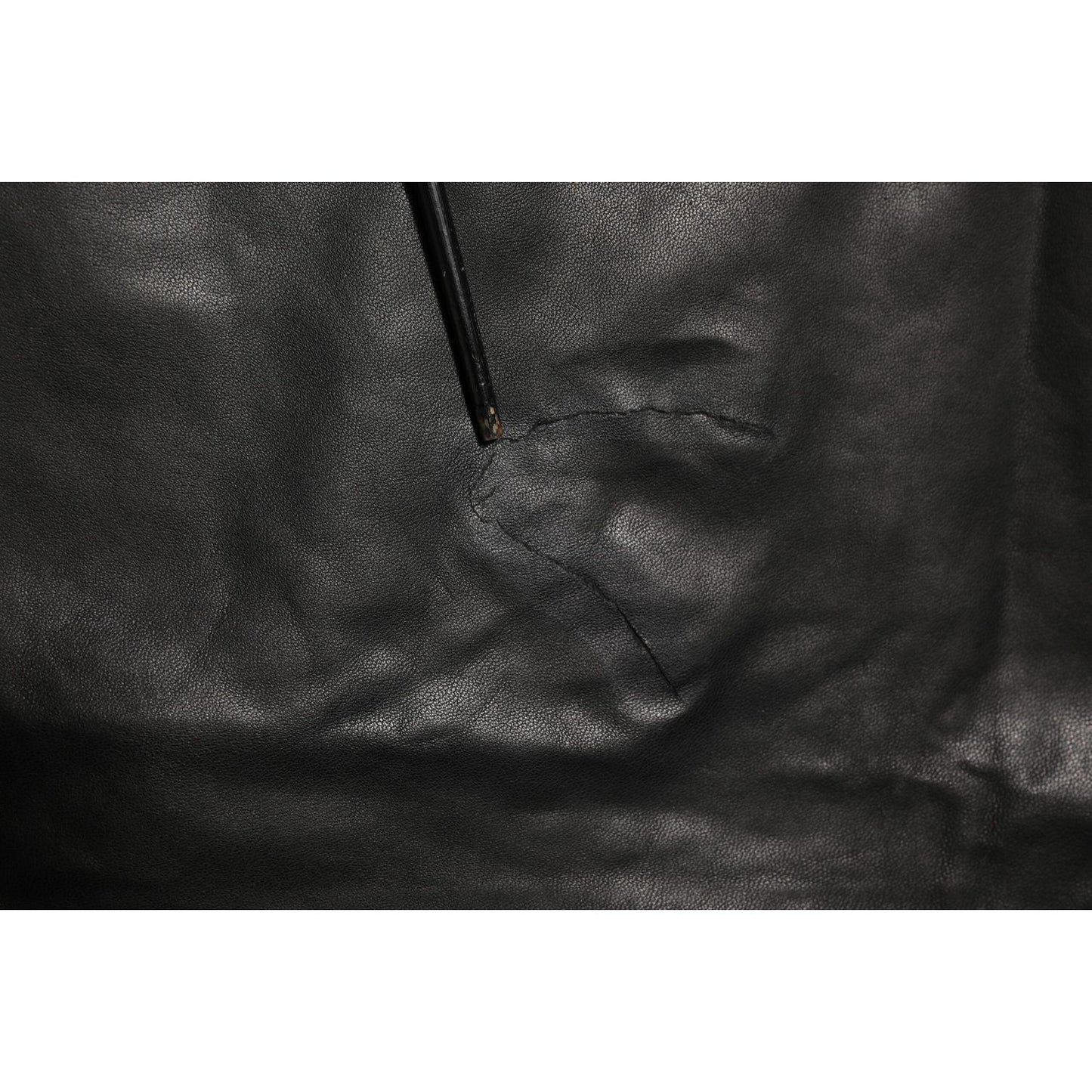 Dolce & Gabbana Black Lamb Leather Trousers Men Pants PAN76745 -50