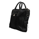Dolce & Gabbana Black Logo Plaque Double Handle Messenger Bag BAG4153