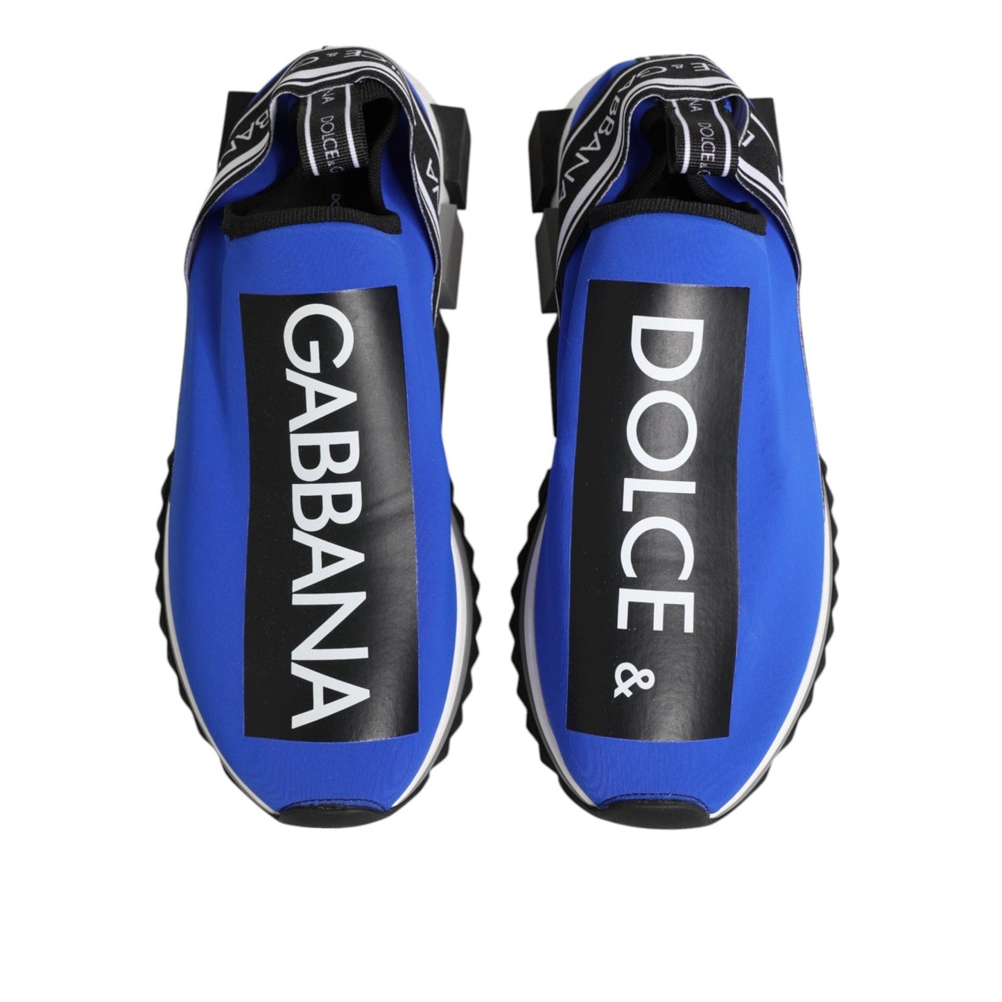 Dolce & Gabbana Blue Logo Low Top Sorrento Sneakers Shoes MV7880-42.5