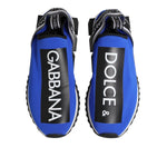 Dolce & Gabbana Blue Logo Low Top Sorrento Sneakers Shoes MV7880-42.5