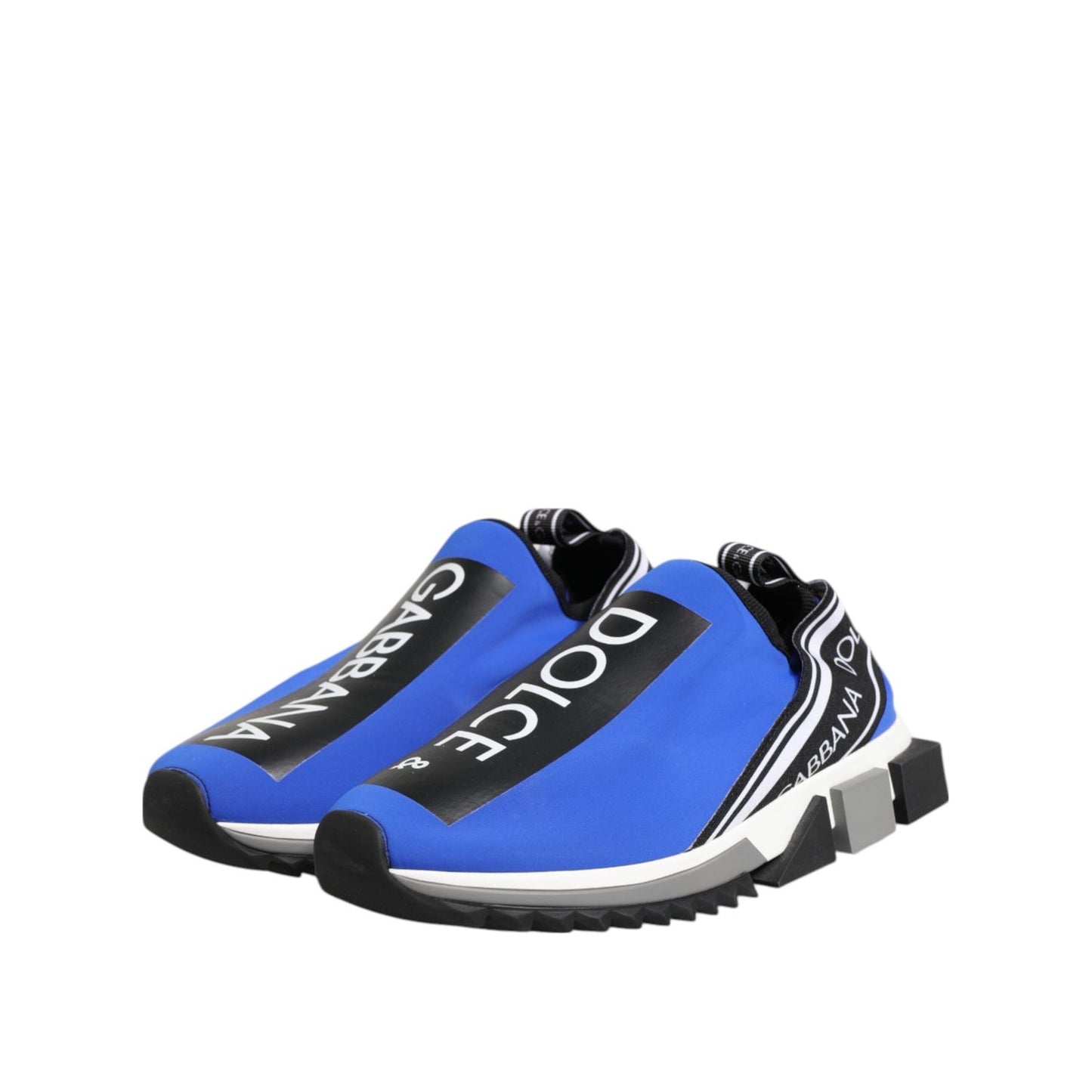 Dolce & Gabbana Blue Logo Low Top Sorrento Sneakers Shoes MV7880-42.5