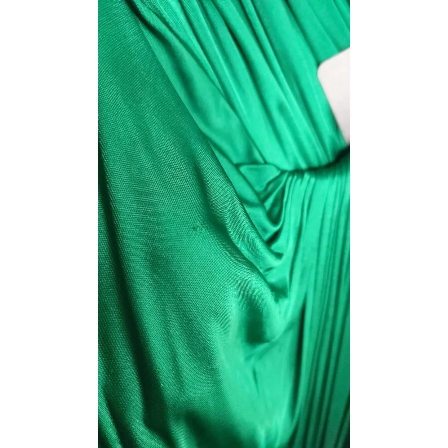 Dolce & Gabbana Dark Green Viscose Long Sleeve Midi Dress DR28768#2-40