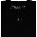 Dolce & Gabbana Black Crown Heart Crew Neck Pullover Sweater TSH87066-50