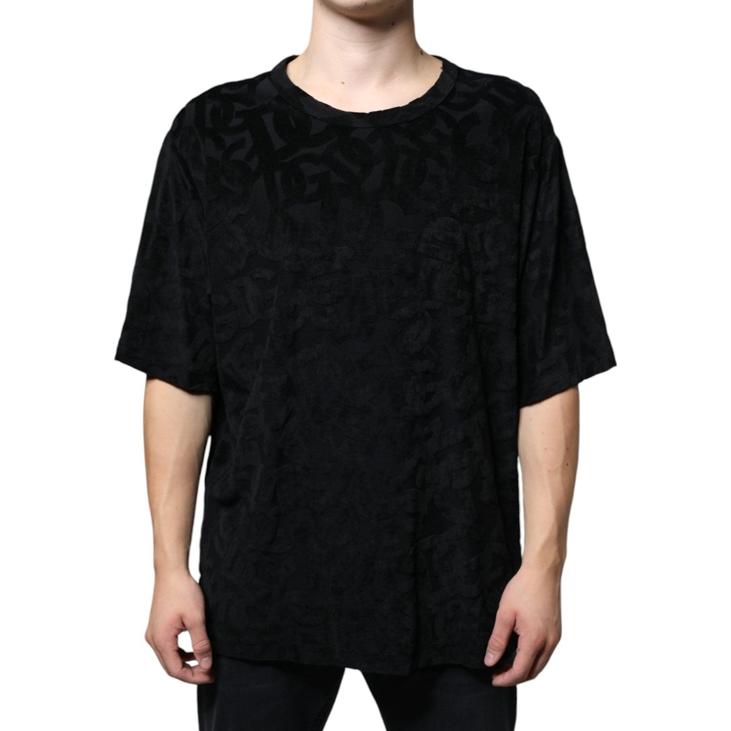 Dolce & Gabbana Black DG Mania Logo Print T-shirt TSH86643-56