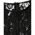 Dolce & Gabbana Black Floral Lace See Through Long Sleeve Top TSH86554-40