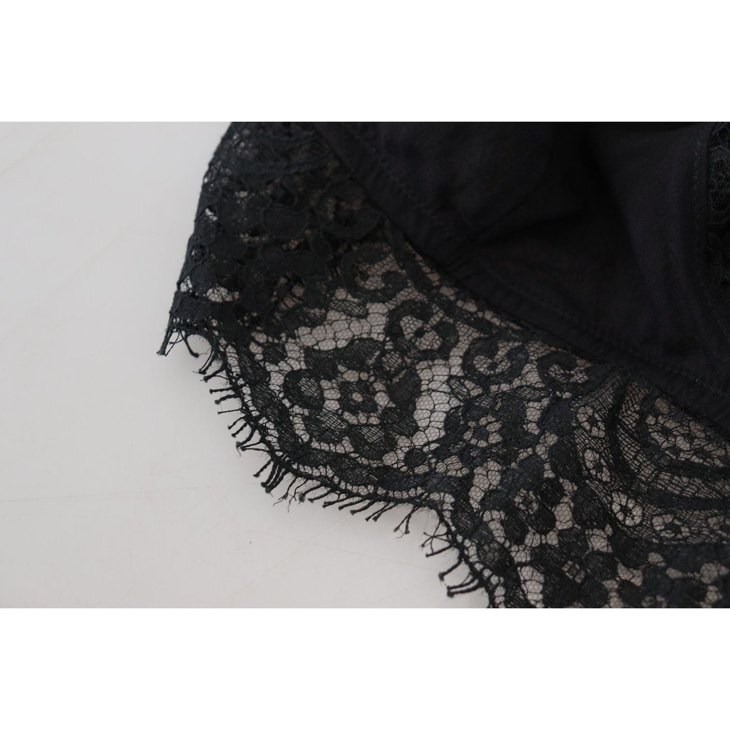 Dolce & Gabbana Black Floral Lace Stretch Bralette Underwear BIK1639-2