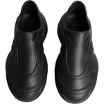 Dolce & Gabbana Black Foiled Rubber Toy Low Top Sneakers Shoes MV6349-44
