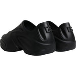 Dolce & Gabbana Black Foiled Rubber Toy Low Top Sneakers Shoes MV6349-44
