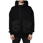 Dolce & Gabbana Black Hooded Pullover Men Sweatshirt Sweater JKT41275-50