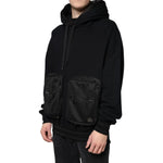 Dolce & Gabbana Black Hooded Pullover Men Sweatshirt Sweater JKT41275-50