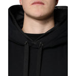 Dolce & Gabbana Black Hooded Pullover Men Sweatshirt Sweater JKT41275-50