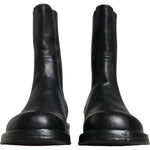 Dolce & Gabbana Black Horse Leather Mid Calf Boots Shoes MV6212-41