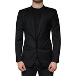 Dolce & Gabbana Black MARTINI Bee Single Breasted Blazer JKT4081-46