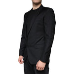 Dolce & Gabbana Black MARTINI Bee Single Breasted Blazer JKT4081-46