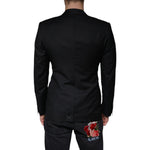 Dolce & Gabbana Black MARTINI Bee Single Breasted Blazer JKT4081-46