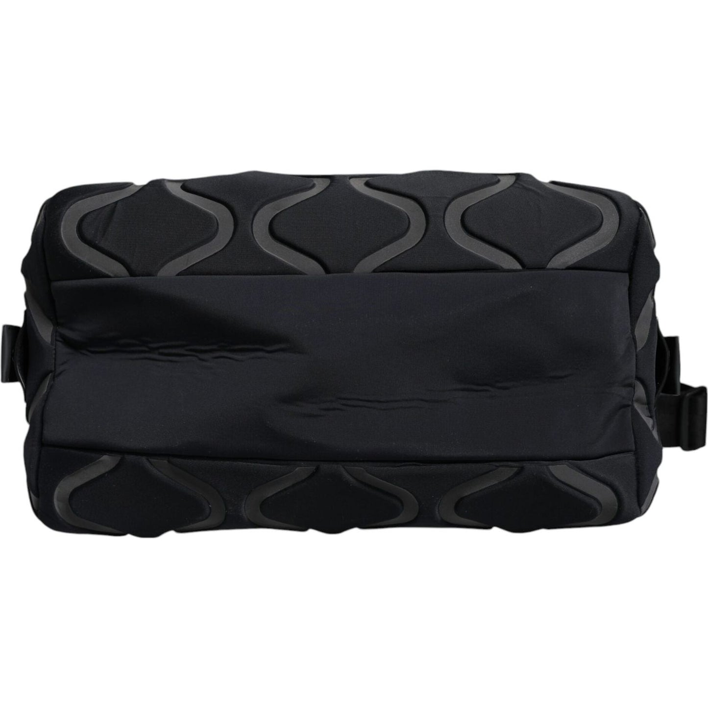 Dolce & Gabbana Black Neoprene Logo Sport Gym Duffel Shoulder Bag BAG4138