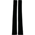 Dolce & Gabbana Black Nylon Finger Less Elbow Long Gloves LB30122-7