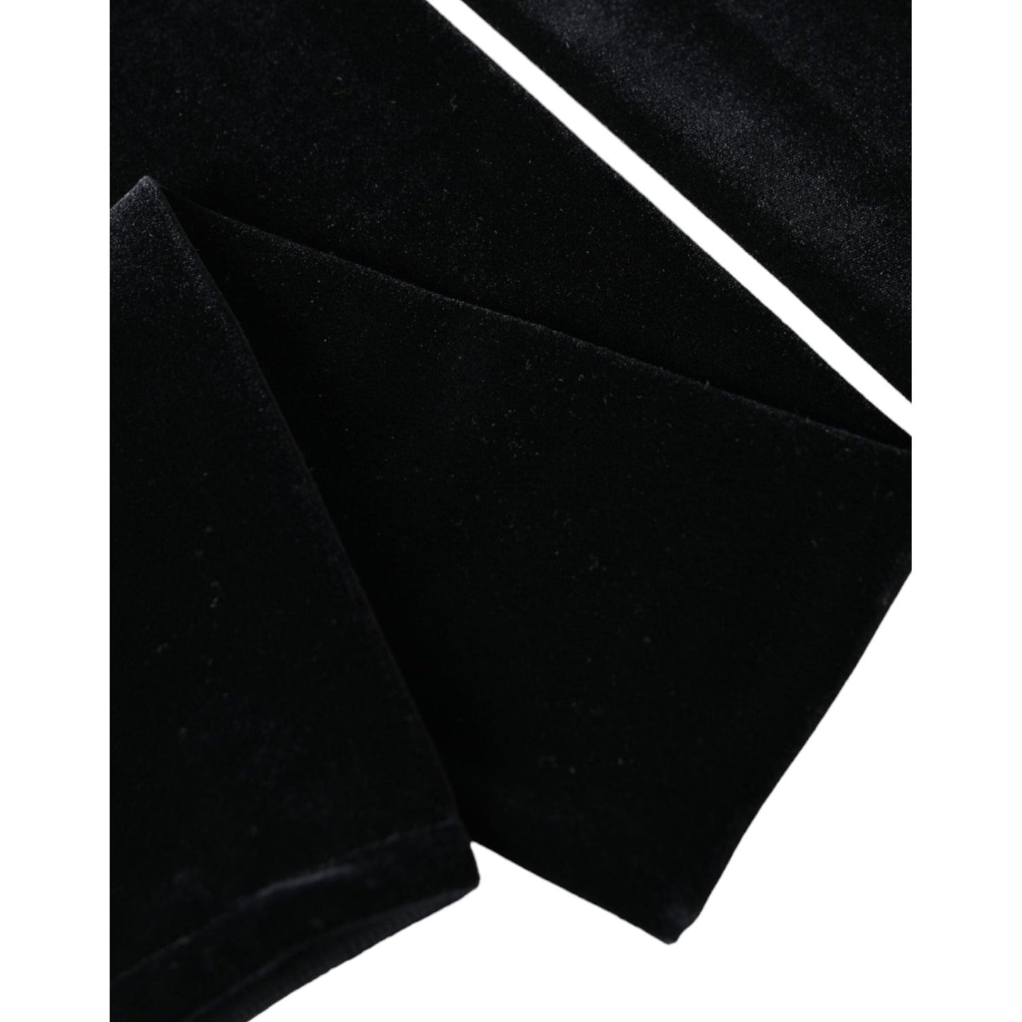 Dolce & Gabbana Black Nylon Finger Less Elbow Long Gloves LB30122-7