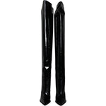 Dolce & Gabbana Black Patent Leather Knee High Boots Shoes LA11529-37