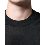 Dolce & Gabbana Black Polyester Pullover Sweatshirt Sweater TSH87108-50
