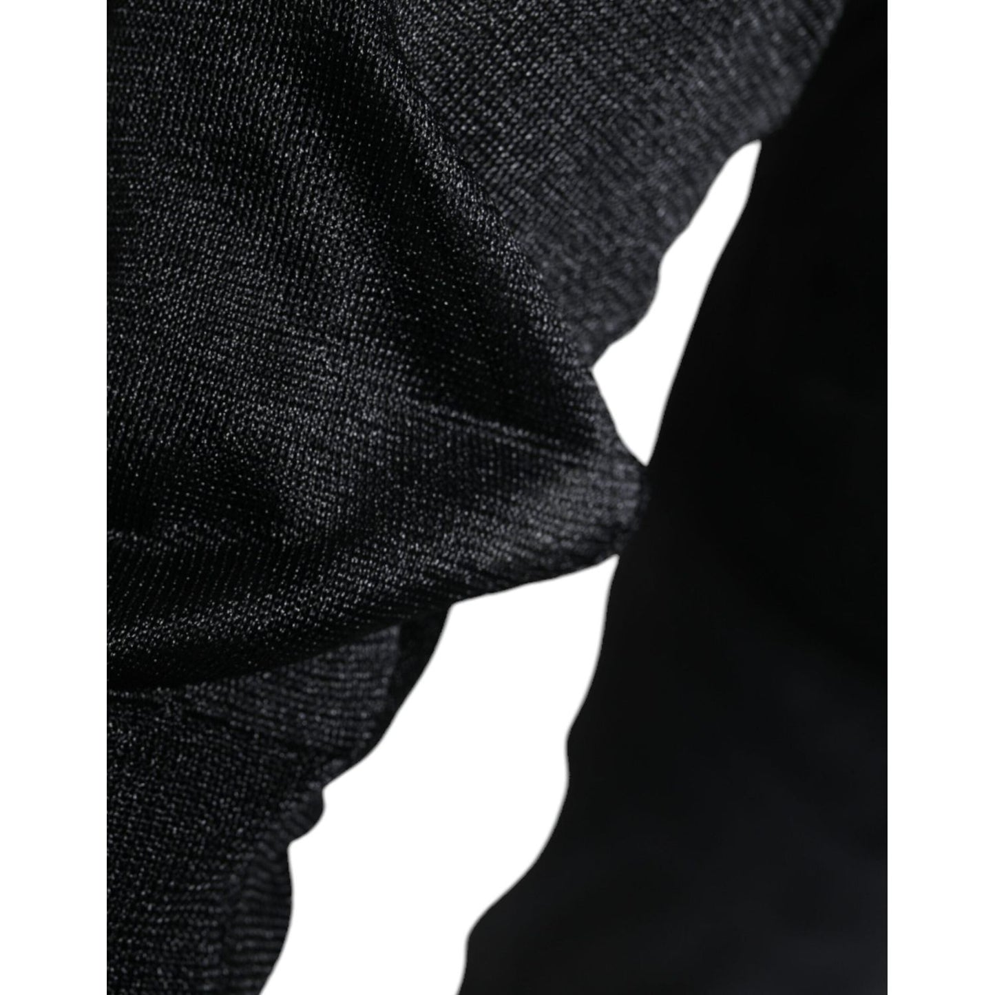 Dolce & Gabbana Black Polyester Pullover Sweatshirt Sweater TSH87108-50