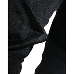 Dolce & Gabbana Black Polyester Pullover Sweatshirt Sweater TSH87108-50