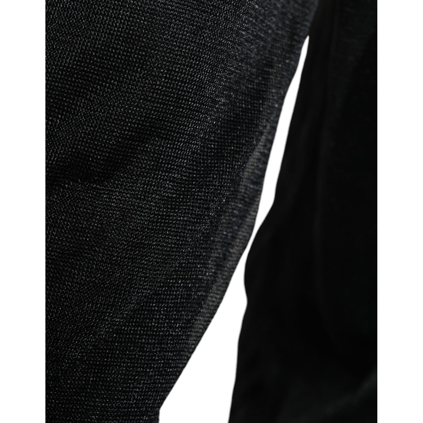 Dolce & Gabbana Black Polyester Pullover Sweatshirt Sweater TSH87108-50