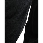 Dolce & Gabbana Black Polyester Pullover Sweatshirt Sweater TSH87108-50
