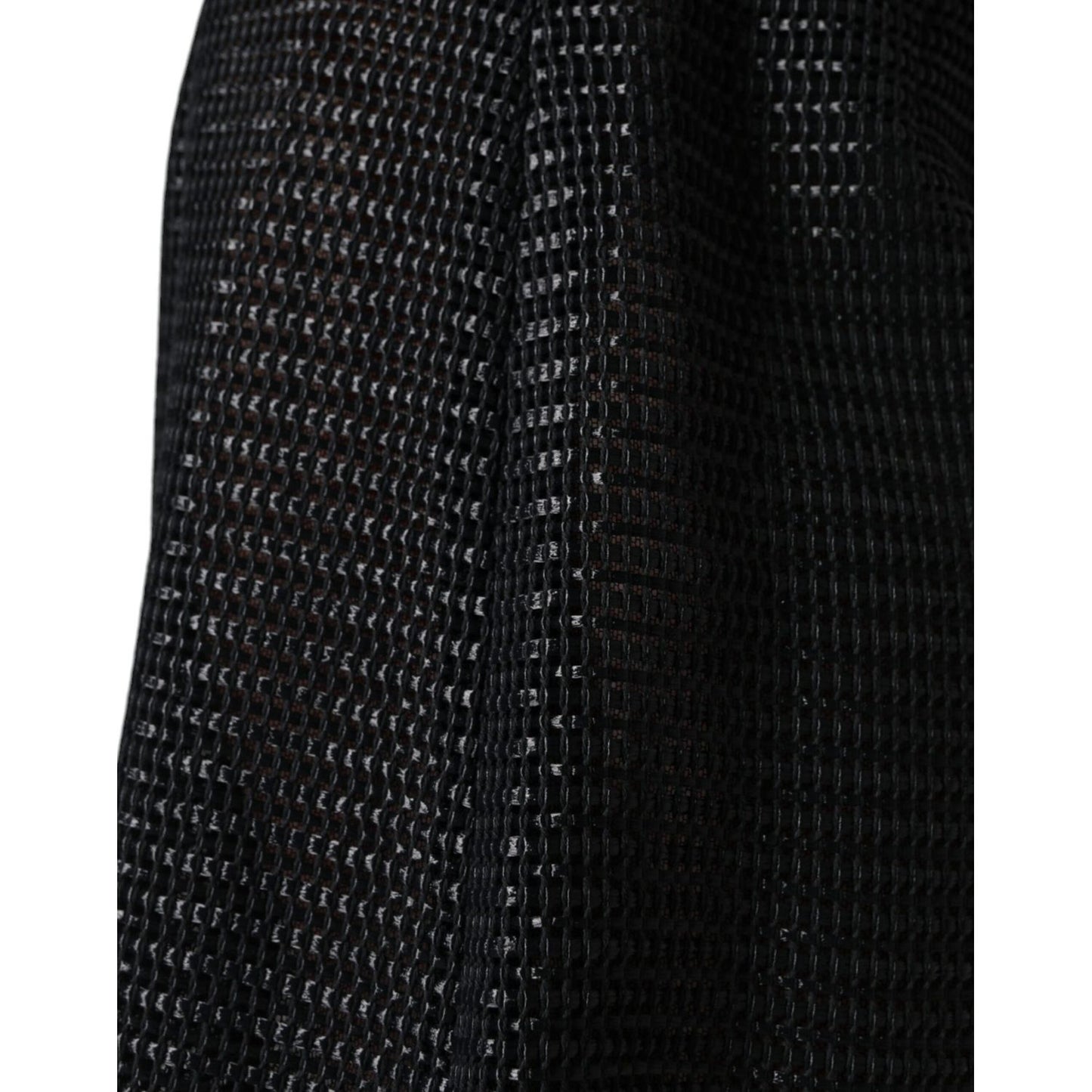 Dolce & Gabbana Black Viscose High Waist Pencil Cut Skirt SKI1816-46