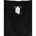 Dolce & Gabbana Black Viscose High Waist Tapered Pants PAN75576-40