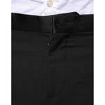 Dolce & Gabbana Black Wool 3 Piece Slim Fit Formal Suit KOS2262-50