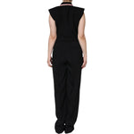 Dolce & Gabbana Black Wool Blend Sleeveless Jumpsuit Dress DR281242-44