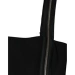 Dolce & Gabbana Black Zipper Bodycon Sheath Midi Dress DR281291-40