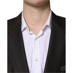 Dolce & Gabbana Blazer Brown Green Bee Wool Jacket Coat KOS2257-48