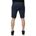 Dolce & Gabbana Blue Cotton Mid Waist Men Bermuda Shorts PAN75719-54
