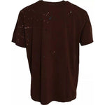 Dolce & Gabbana Brown Color Splash Cotton Crew Neck T-shirt TSH86402-60